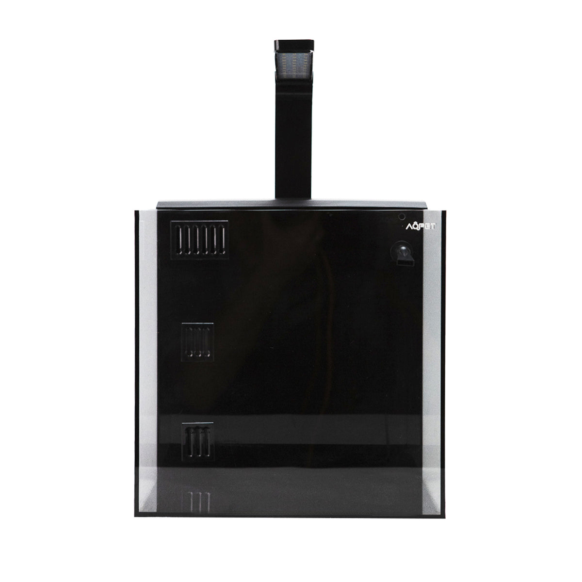 AQPET KUBIC 50 REAR NOIR - AVEC FILTRE ARRIÈRE - 50X50X50 CM 8MM