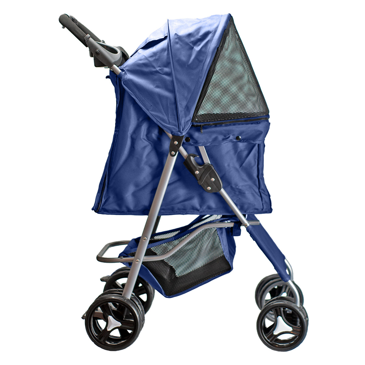 AQPET FRIENDS Poussette confortable et pratique pour chiens de taille moyenne / petite, pour chiens et chats, voyage en toute sécurité