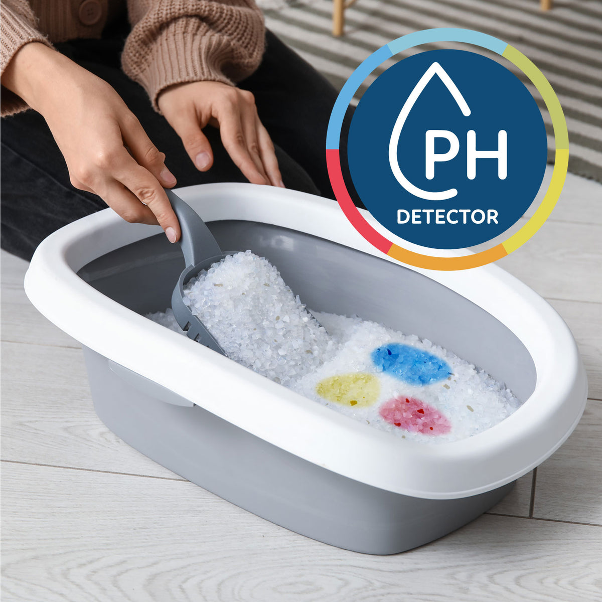 AQPET FRIENDS Litière en silice Catty parfum contrôle du pH pour chats, super absorbante, anti-odeurs, hygiène du chat