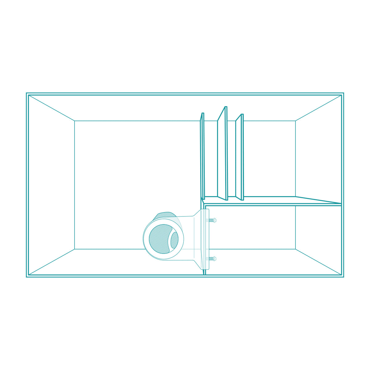 AQPET KIT AQUARIUM AQUA 90 REEF EN VERRE EXTRA-CLAIR COULEUR BLANCHE