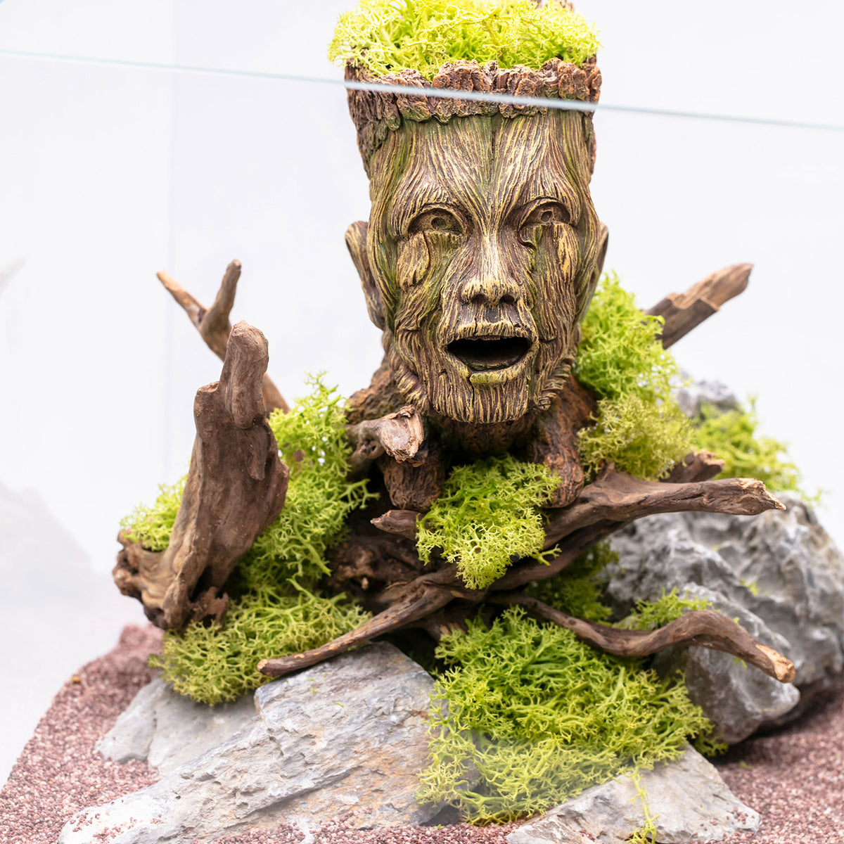 AQPET DECORART DÉCORATIONS POUR AQUARIUMS MOD. TREE HEAD 15.5*9.5*14.5