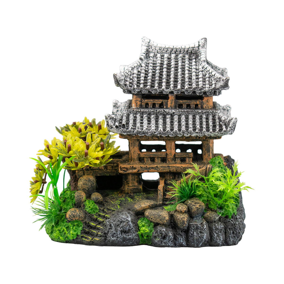 AQPET DECORART Décorations pour aquariums mod. Temple Japonais 20*13.5*16