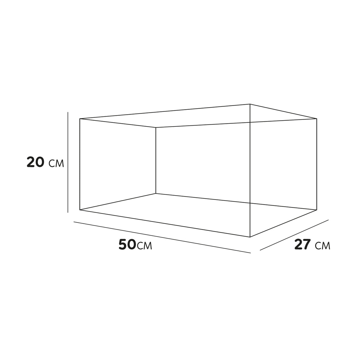 AQPET AQUATERRARIUM EN VERRE TORTUGA 50 - 50X27X20 CM AVEC ÎLOT