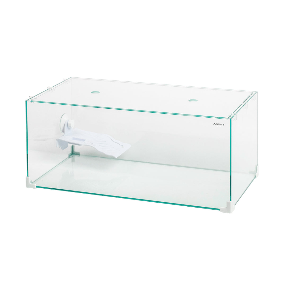 AQPET AQUATERRARIUM EN VERRE TORTUGA 60 - 60X30X25 CM AVEC ÎLOT