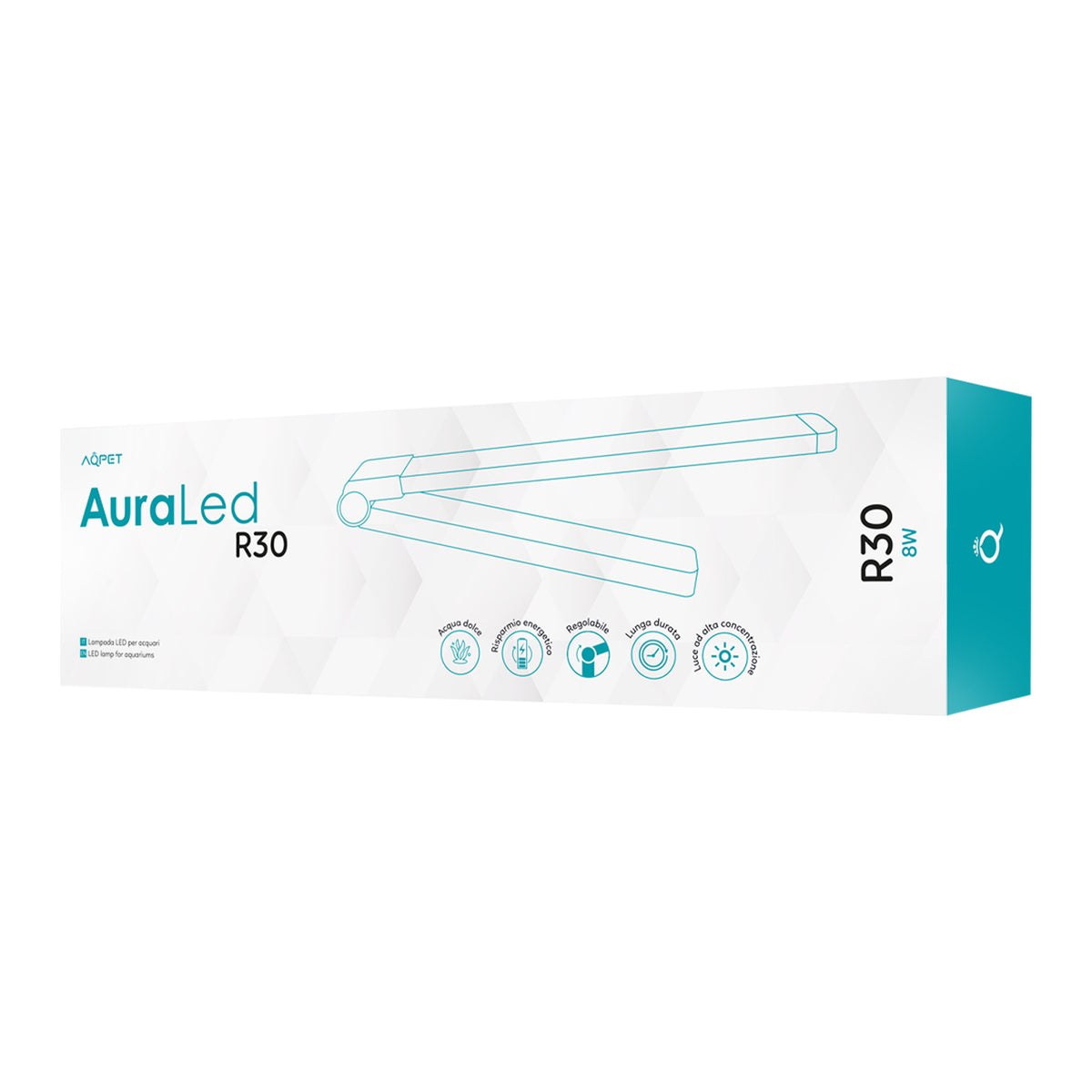 AQPET AURALED REAR 30 LAMPE LED POUR AQUARIUMS