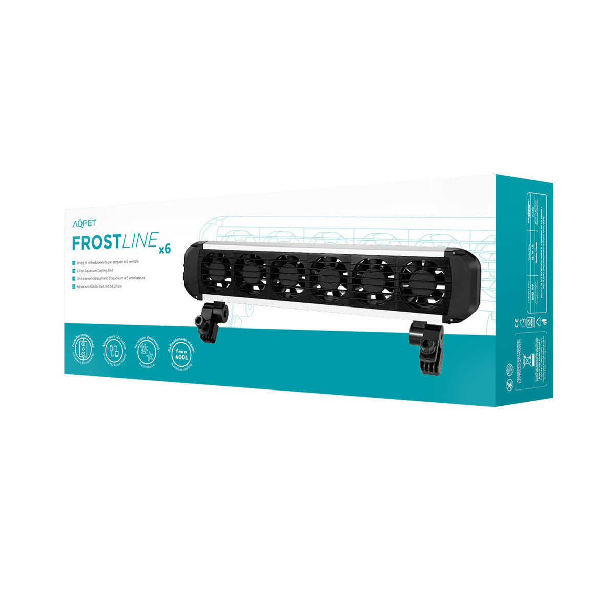 AQPET VENTILATEURS DE REFROIDISSEMENT FROSTLINE À 6 ÉLÉMENTS