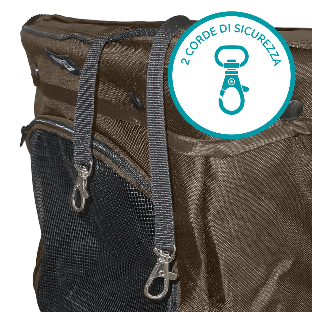 AQPET FRIENDS Poussette confortable et pratique pour chiens de taille moyenne / petite, pour chiens et chats, voyage en toute sécurité