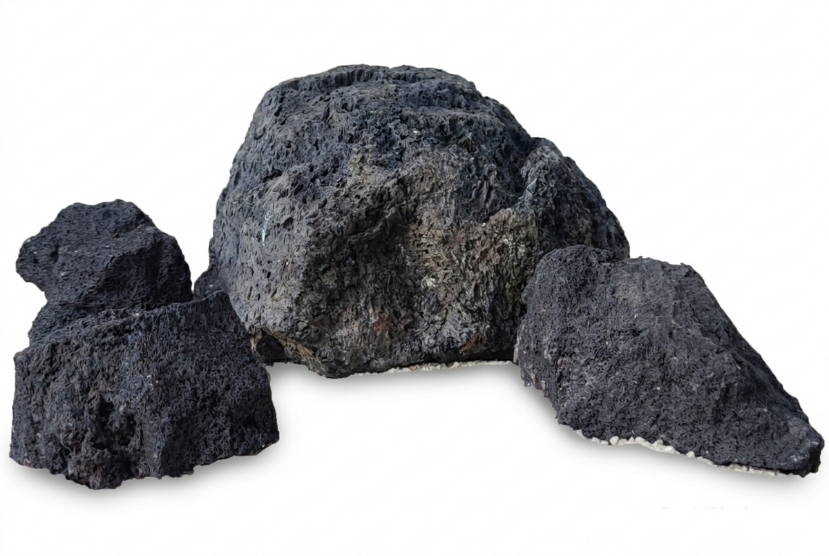 AQPET ZEN STONE ROCHER MAGIC VOLCANO ROCK BLACK (COLIS DE 20 KG MIXTE)