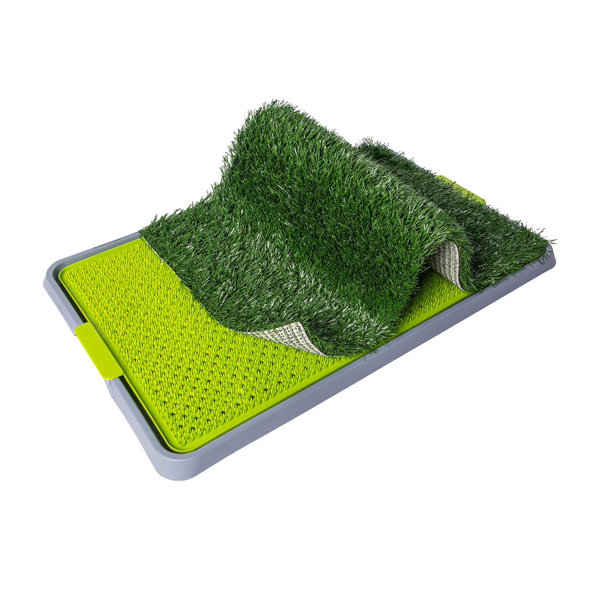 AQPET FRIENDS bac DogLitter avec herbe synthétique pour les besoins des chiots 67x42x5 cm