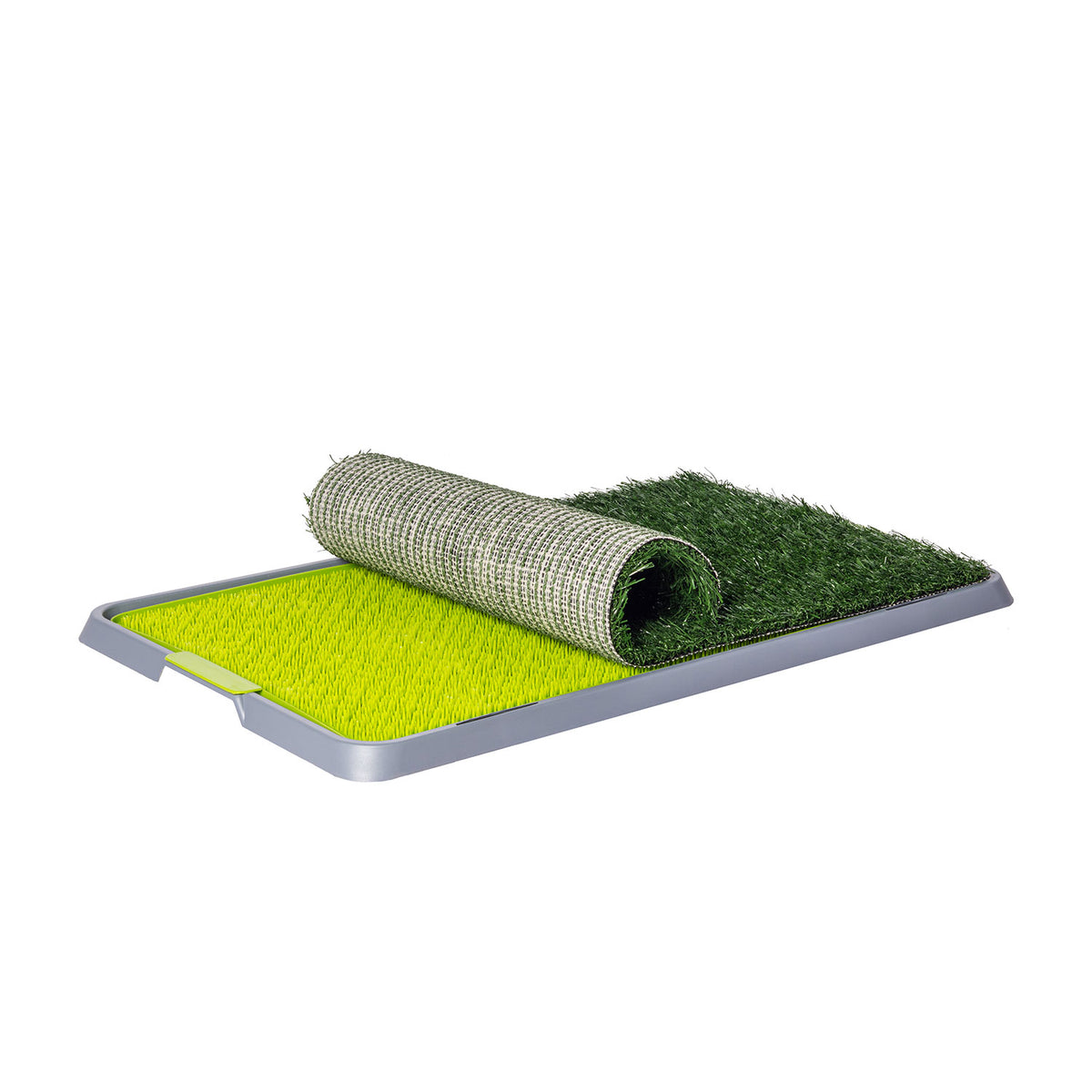 AQPET FRIENDS bac DogLitter avec herbe synthétique pour les besoins des chiots 67x42x5 cm