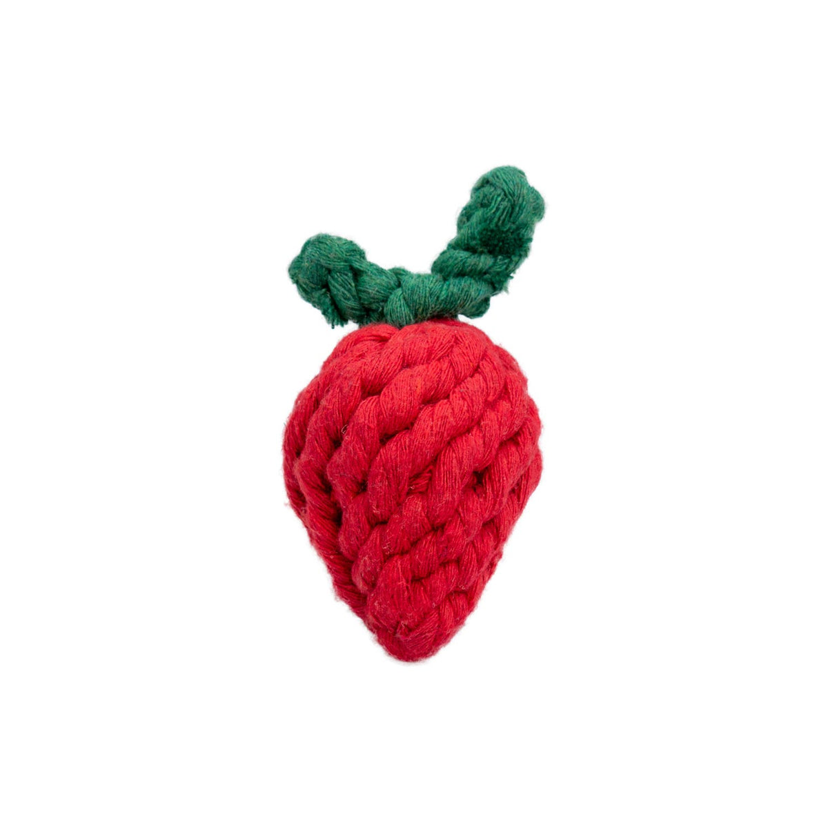 AQPET FRIENDS AQPET Jouet pour chien, fraise en corde de coton, 10 X 5.5 Cm, jouet amusant pour chien