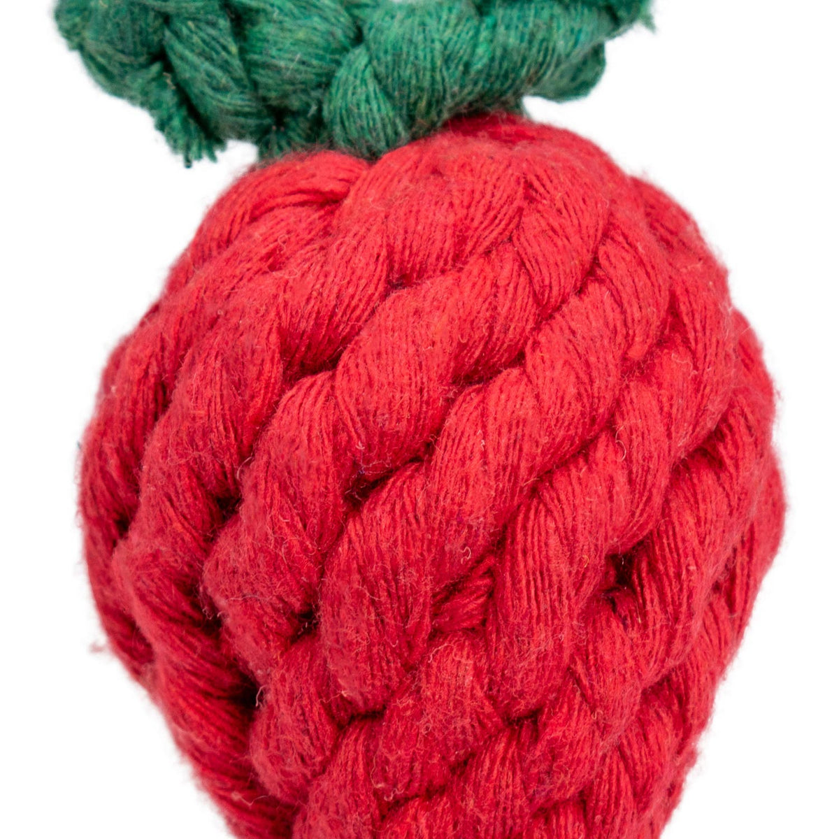 AQPET FRIENDS AQPET Jouet pour chien, fraise en corde de coton, 10 X 5.5 Cm, jouet amusant pour chien