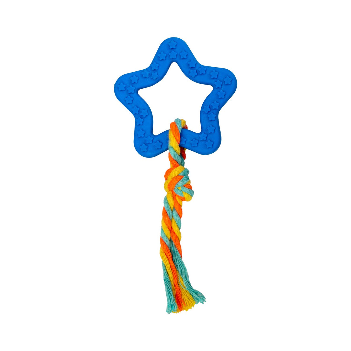 AQPET FRIENDS AQPET jouet pour chien Smarty étoile avec corde 20X8CM, jeu pour chiens, divertissement pour animaux