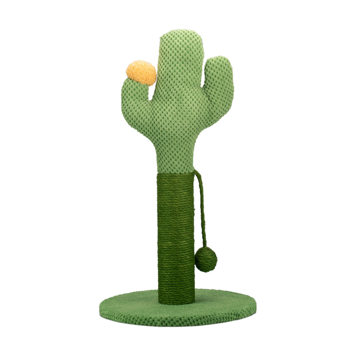 AQPET FRIENDS arbre à chat Cactus 54 cm avec niche, aire de jeux et griffoir pour chat, vert