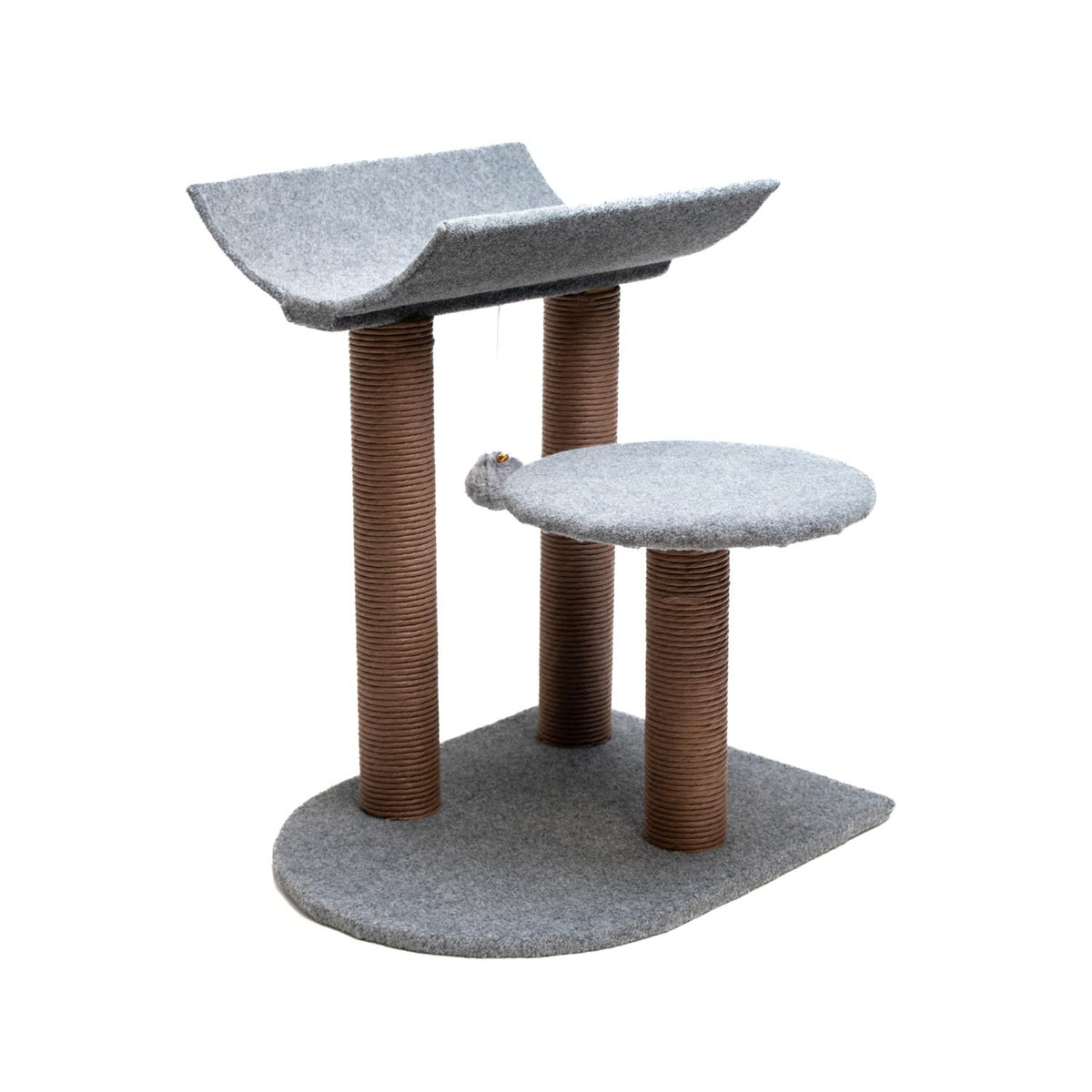 AQPET FRIENDS griffoir Lisbon - 58CM, gris, pour chats, jeu, détente et divertissement