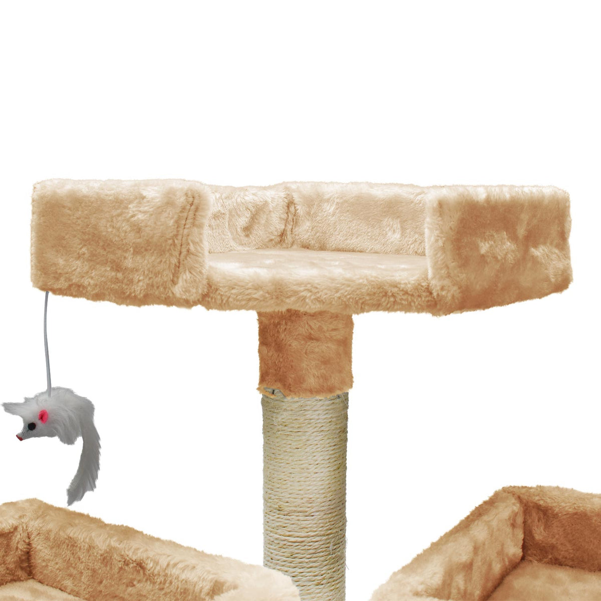 AQPET FRIENDS griffoir Manhattan en sisal, 170 Cm, pour chats, jeu, détente et divertissement