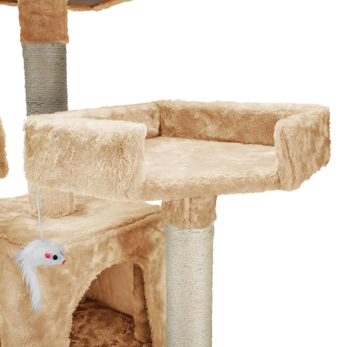AQPET FRIENDS griffoir Manhattan en sisal, 170 Cm, pour chats, jeu, détente et divertissement