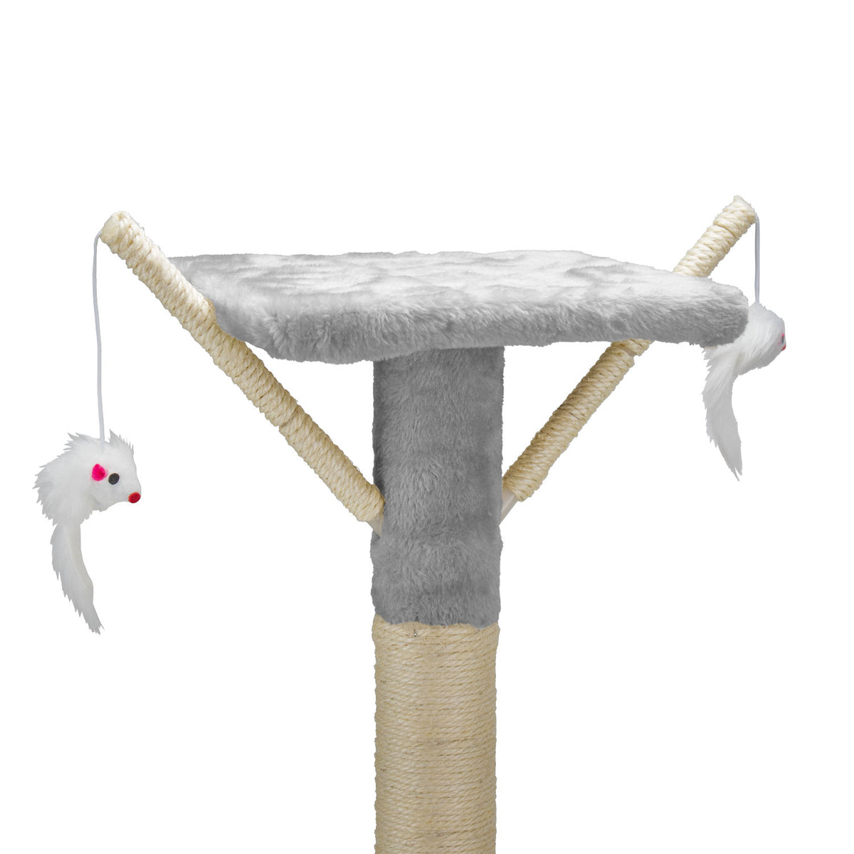 AQPET FRIENDS griffoir Paris en sisal, 138 Cm, pour chats, jeu, détente et divertissement