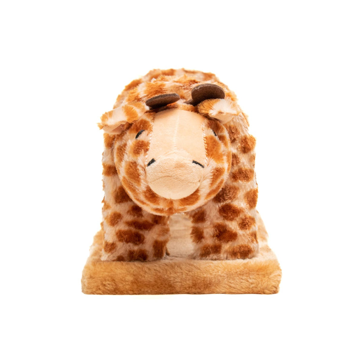 AQPET FRIENDS griffoir pour chat en sisal et peluche pour le plaisir de votre chat, girafe, dimensions 56x18x18 cm