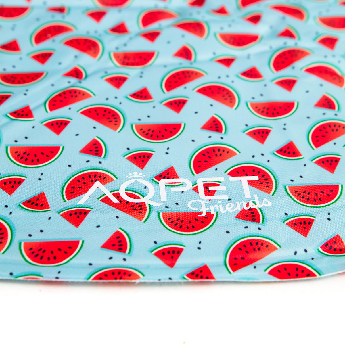 AQPET FRIENDS tapis rafraîchissant rond pour chien, gel non toxique, système d’autorefroidissement, motif Fruit, diamètre 60 Cm
