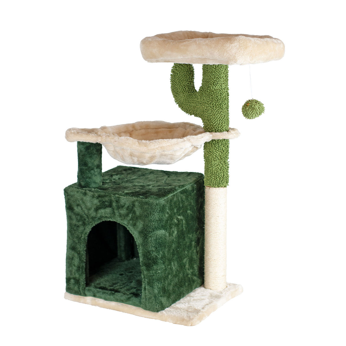AQPET FRIENDS griffoir Mexico 40X30X75 Cm pour chats, jeu, détente et divertissement