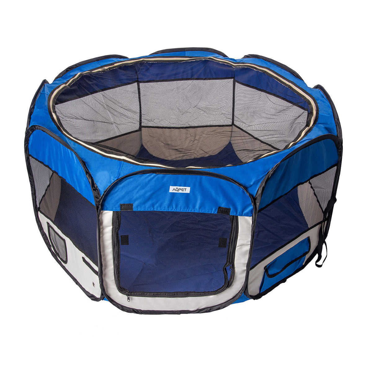 AQPET FRIENDS Parc pour chiots, chiens et chats, enclos pliable en tissu imperméable 115x60 cm
