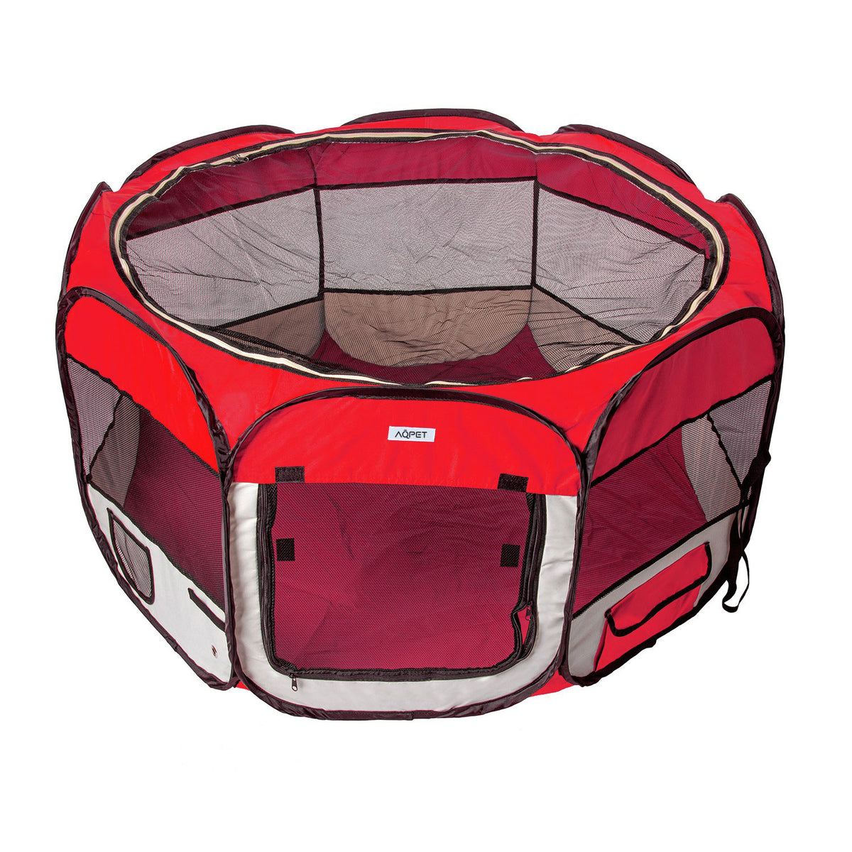 AQPET FRIENDS Parc pour chiots, chiens et chats, enclos pliable en tissu imperméable 115x60 cm