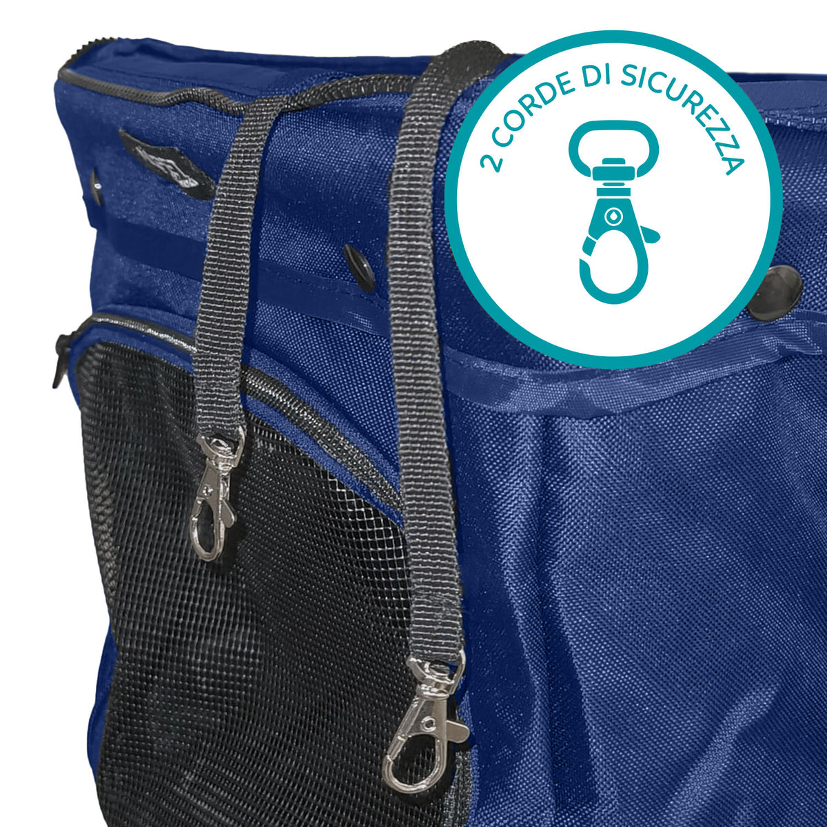 AQPET FRIENDS Poussette confortable et pratique pour chiens de taille moyenne / petite, pour chiens et chats, voyage en toute sécurité