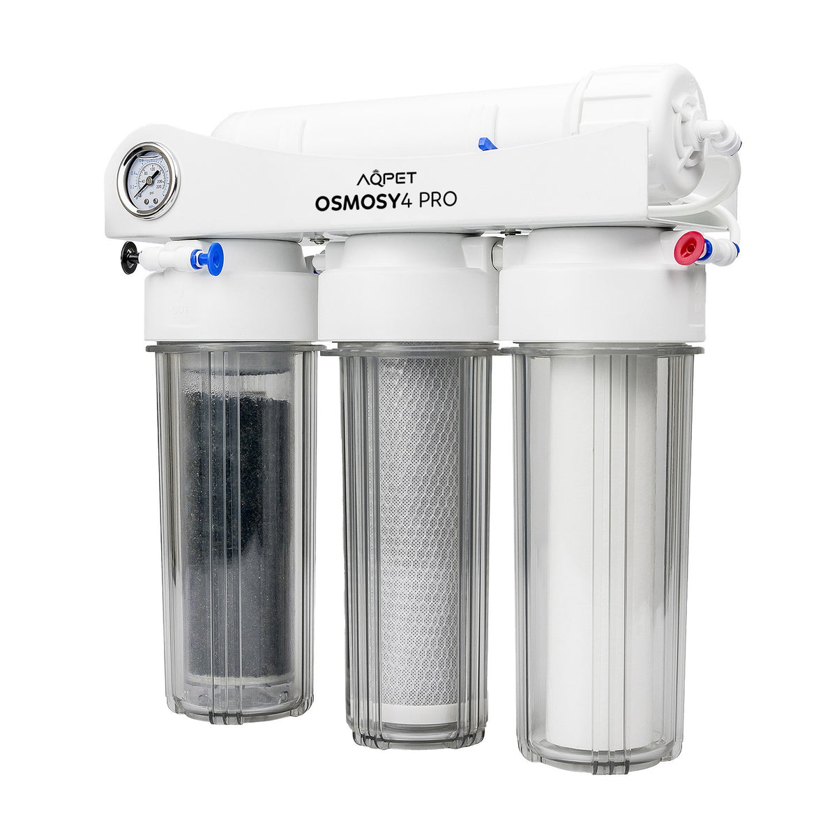 AQPET OSMOSY4 SYSTÈME D'OSMOSE À 4 ÉTAPES À BOLS 10" PRO