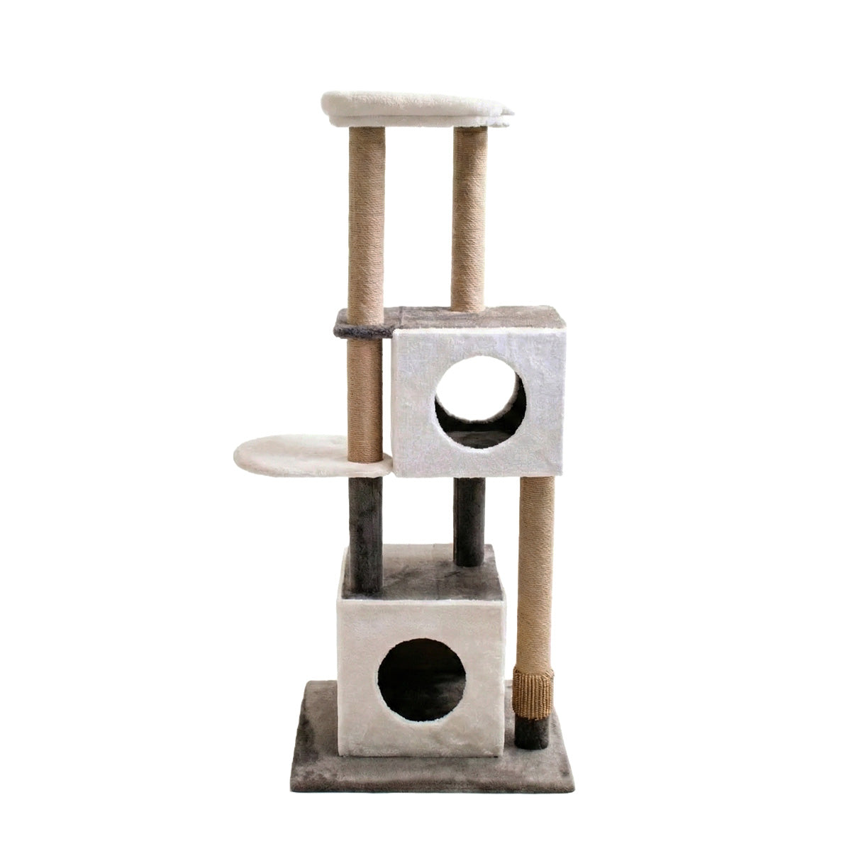 AQPET FRIENDS griffoir Sidney - 140 Cm, beige/marron, pour chats, jeu, détente et divertissement