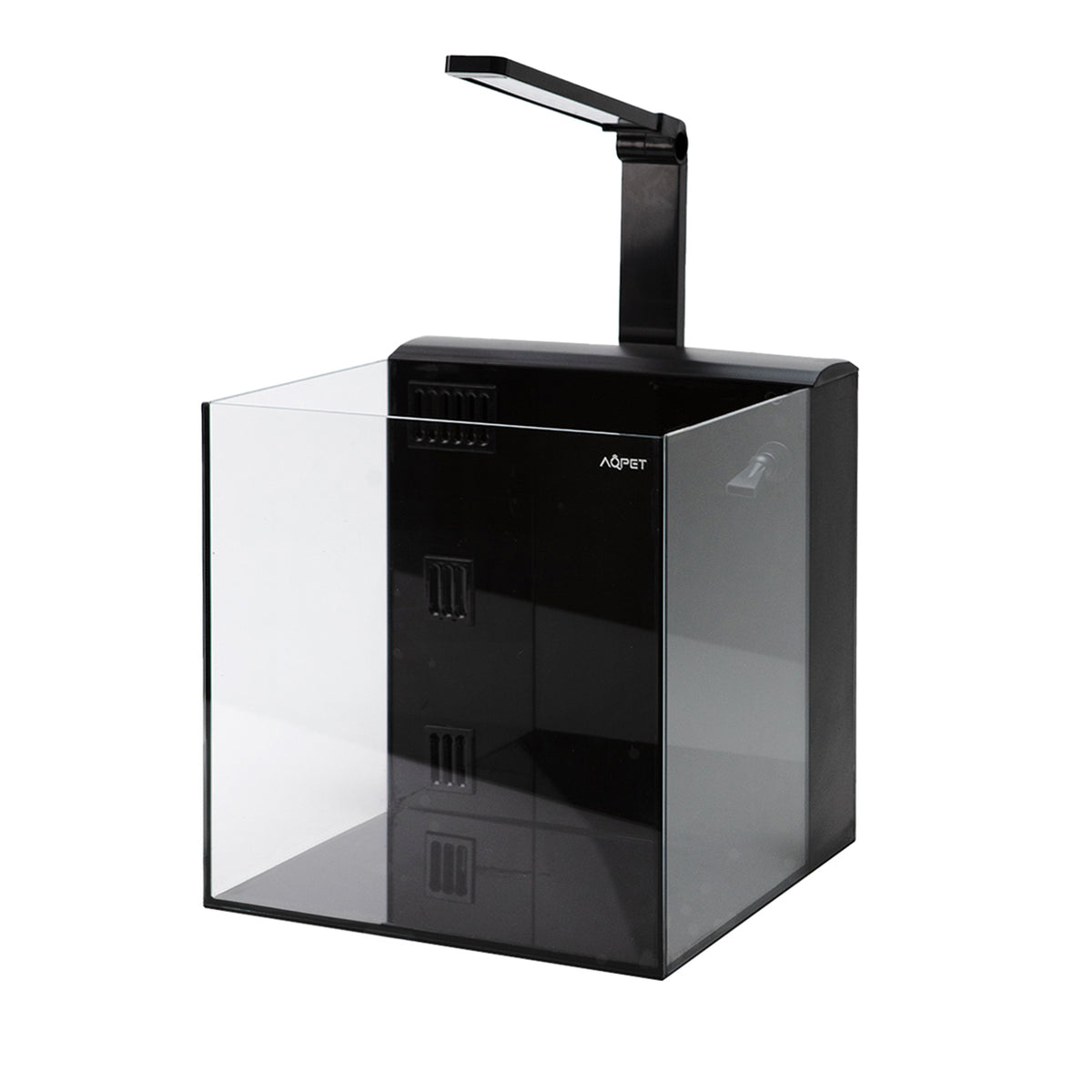 AQPET KUBIC 50 REAR NOIR - AVEC FILTRE ARRIÈRE - 50X50X50 CM 8MM