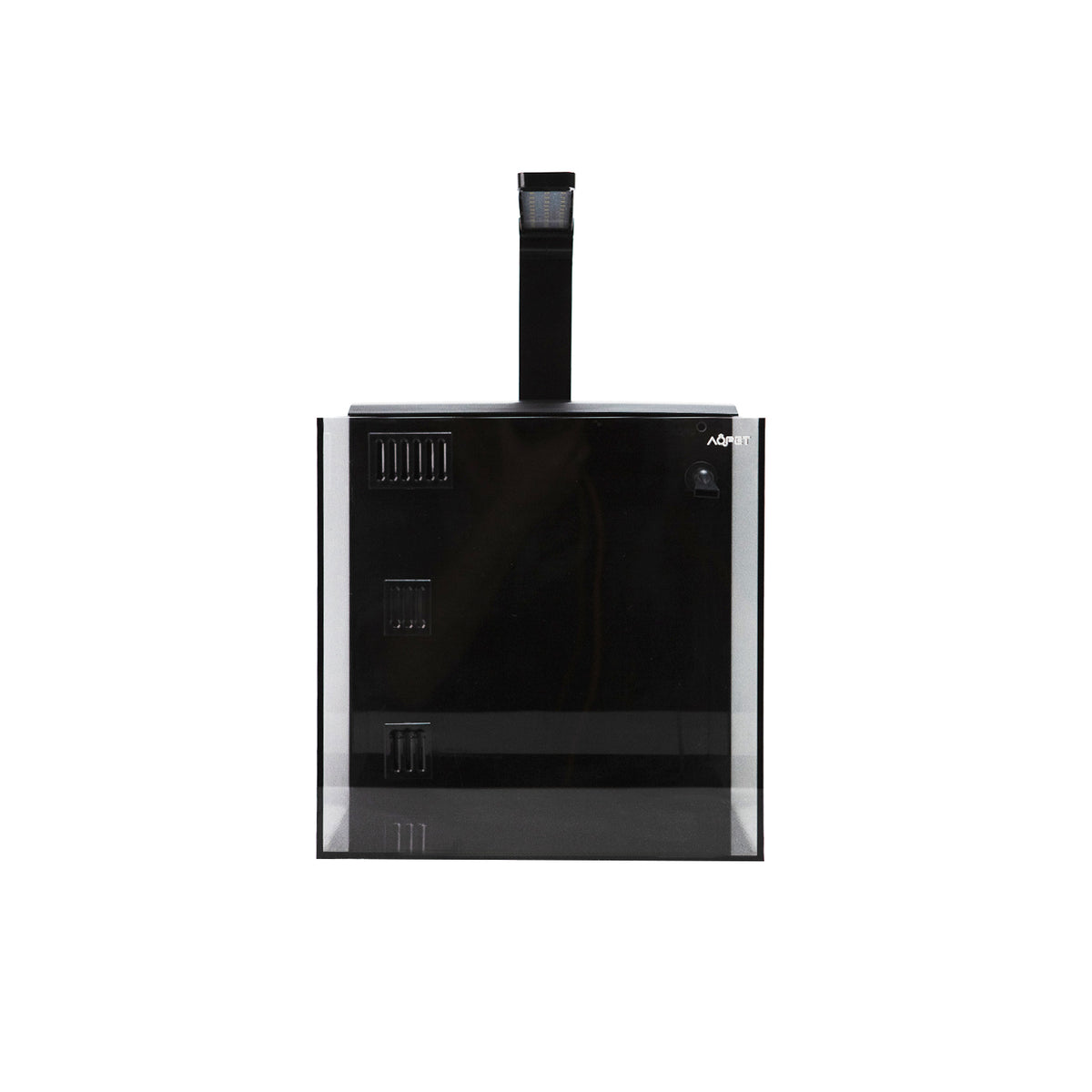AQPET KUBIC 30 REAR NOIR - AVEC FILTRE ARRIÈRE - 30X30X30 CM 5MM