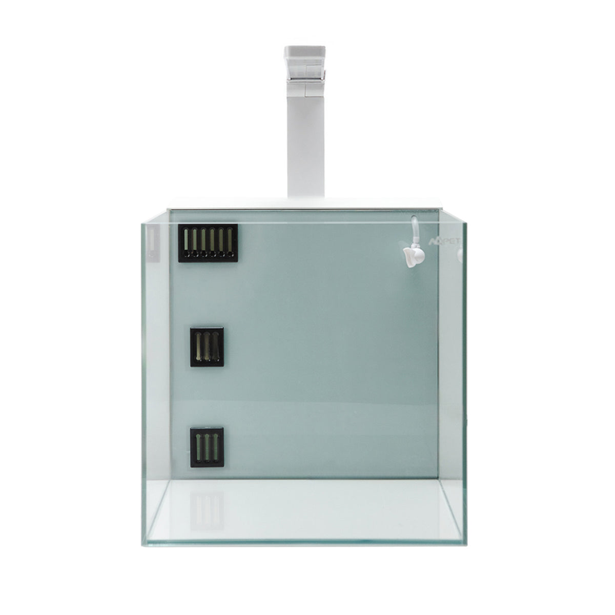 AQPET KUBIC 50 REAR BLANC - AVEC FILTRE ARRIÈRE - 50X50X50 CM 8MM