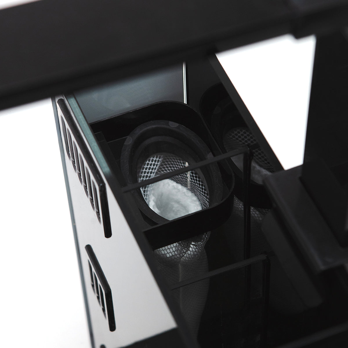 AQPET AQUA 60 REAR NOIR - AVEC FILTRE ARRIÈRE - 60X30X30 CM 6 MM