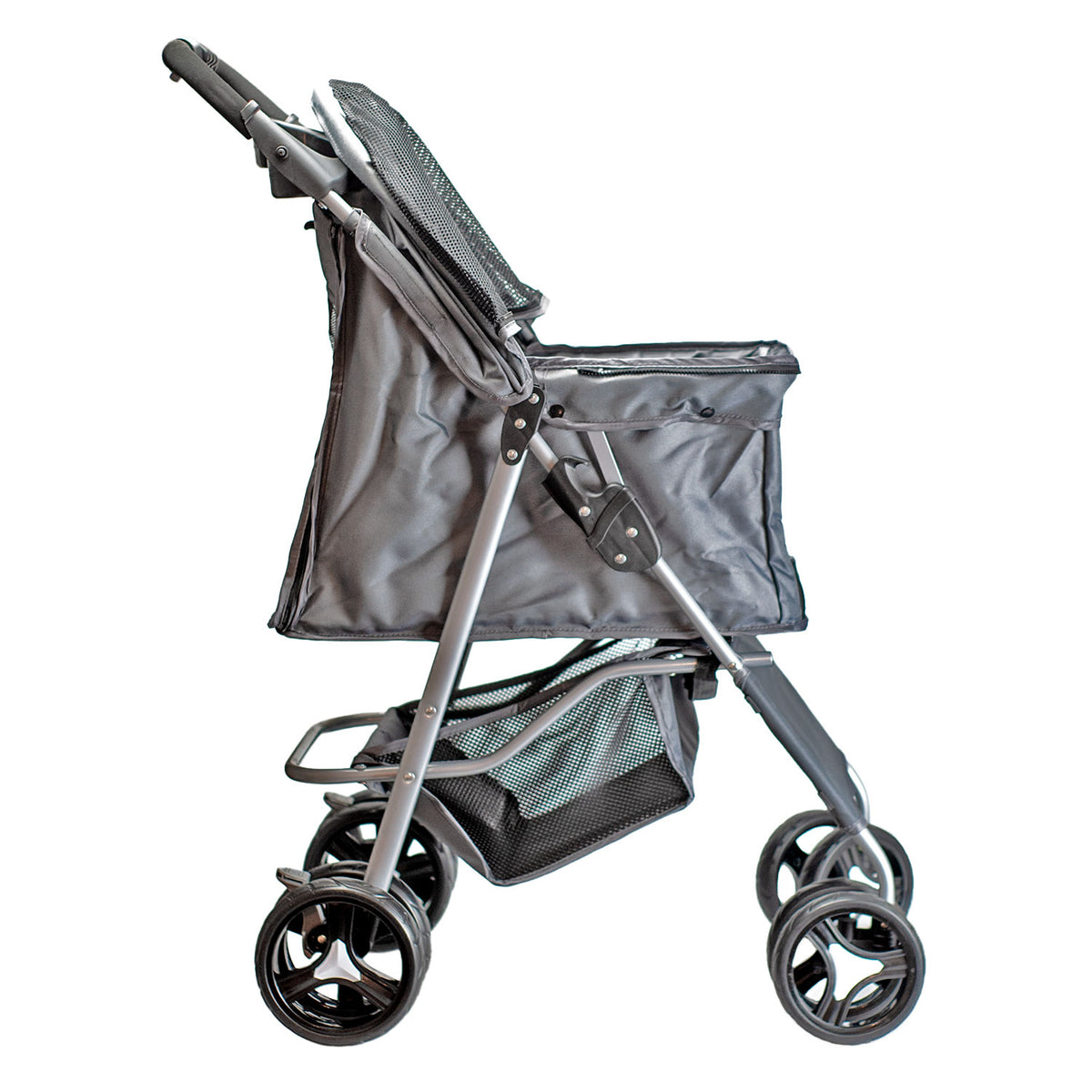 AQPET FRIENDS Poussette confortable et pratique pour chiens de taille moyenne / petite, pour chiens et chats, voyage en toute sécurité