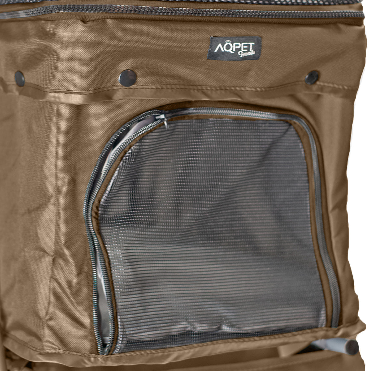 AQPET FRIENDS Poussette confortable et pratique pour chiens de taille moyenne / petite, pour chiens et chats, voyage en toute sécurité