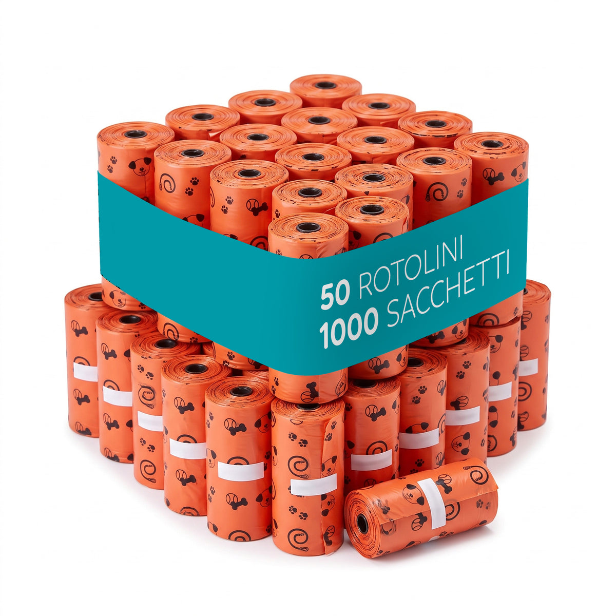 AQPET FRIENDS Sachets hygiéniques à double résistance pour les besoins du chien – taille Large 22x30 cm – lot économique de 1000 sachets