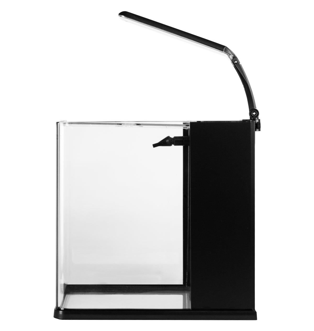 AQPET AQUARIUM EN VERRE QUBE 25 ENSEMBLE COMPLET ÉCLAIRAGE + POMPE + MATÉRIAUX FILTRANTS