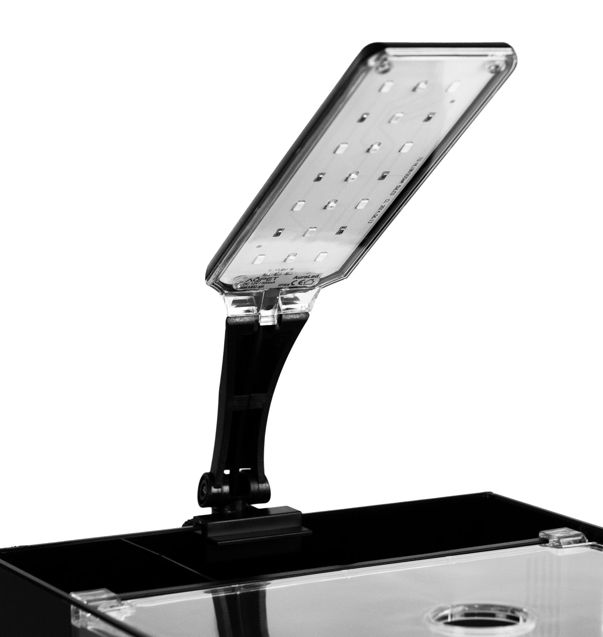 AQPET AQUARIUM EN VERRE QUBE 25 ENSEMBLE COMPLET ÉCLAIRAGE + POMPE + MATÉRIAUX FILTRANTS