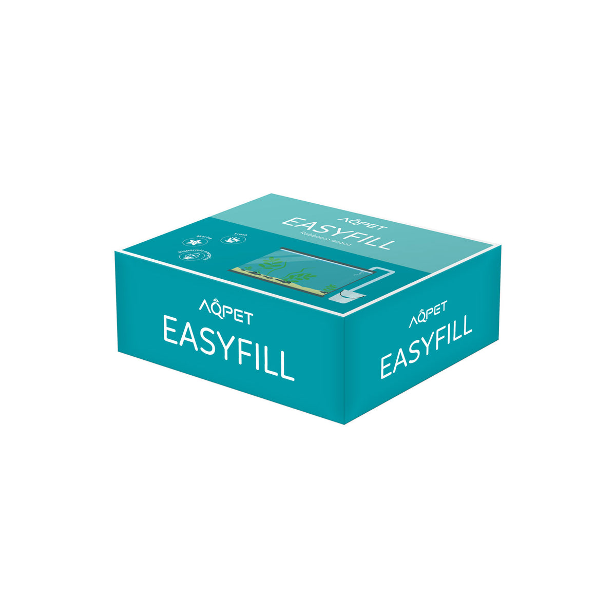 AQPET EASYFILL RABBOCCO AQUARIUM À EAU COMPLET AVEC POMPE ET SUPPORT