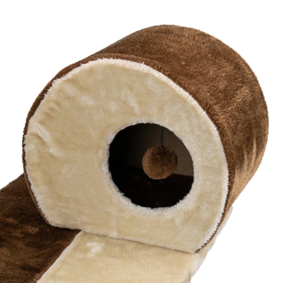 AQPET FRIENDS griffoir Rome en sisal, 123 Cm, marron, pour chats, jeu, détente et divertissement