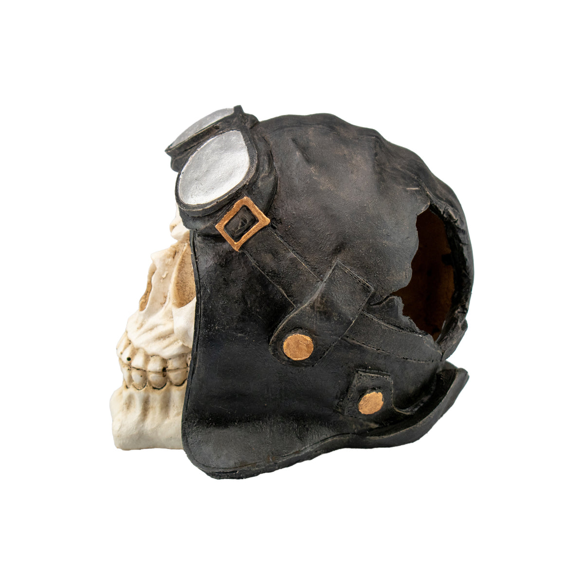 AQPET DECORART Décorations pour aquariums MOD. BIKER SKULL 13,5*11*12