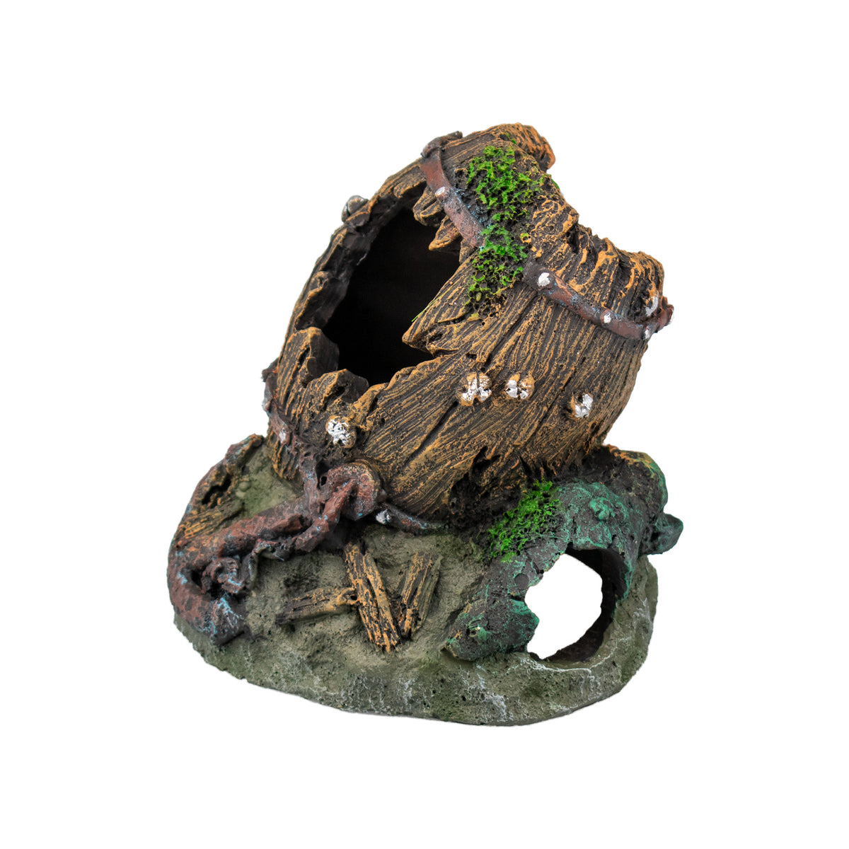 AQPET DECORART Décorations pour aquariums mod. DEEP BARREL 12.5*11*12.5