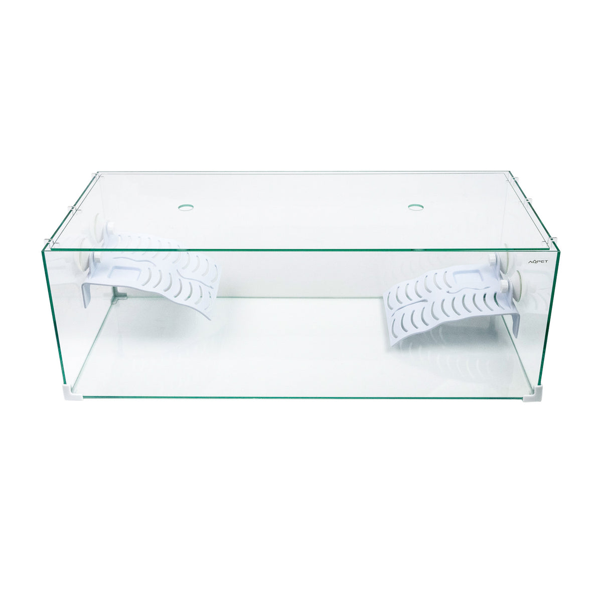 AQPET AQUATERRARIUM EN VERRE TORTUGA 80 - 80X35X28 CM AVEC ÎLOT