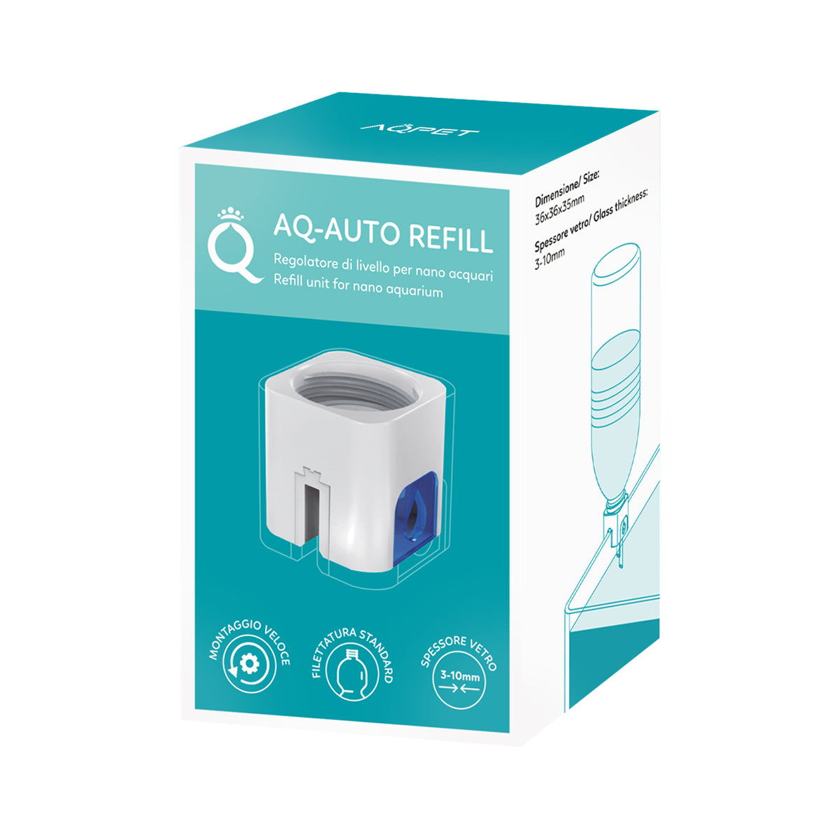 AQPET RECHARGE AUTOMATIQUE DISTRIBUTEUR D'EAU AUTOMATIQUE POUR LAPINS