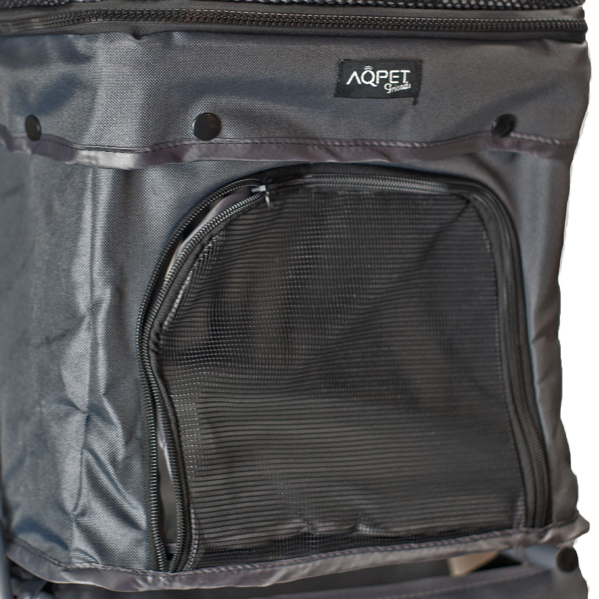 AQPET FRIENDS Poussette confortable et pratique pour chiens de taille moyenne / petite, pour chiens et chats, voyage en toute sécurité