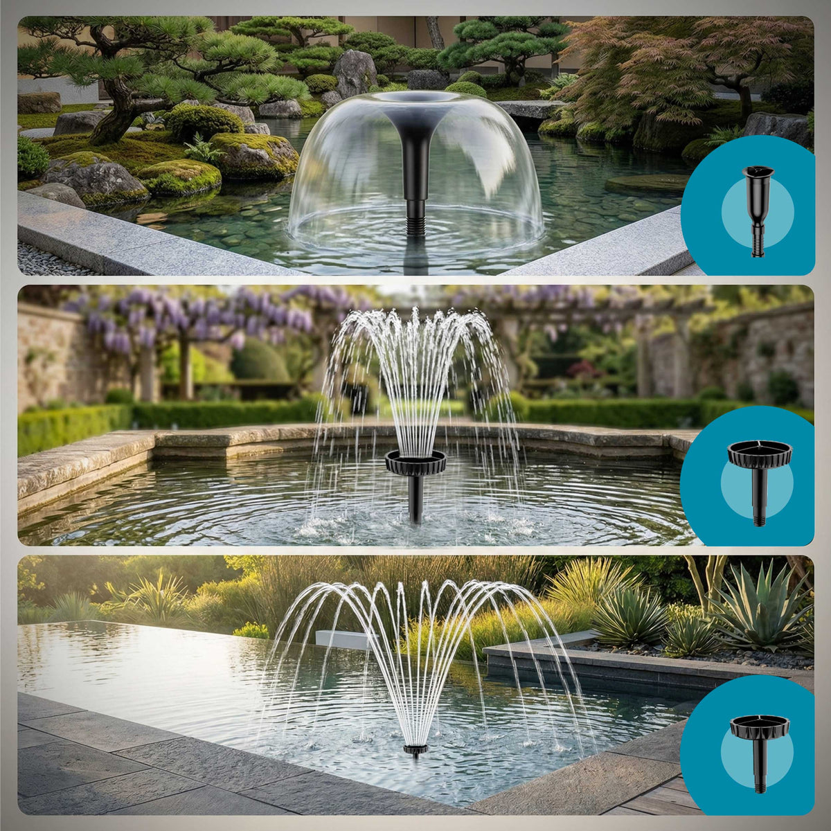 AQPOND SKYFLOW 20 POMPE POUR JEUX D’EAU DE BASSIN