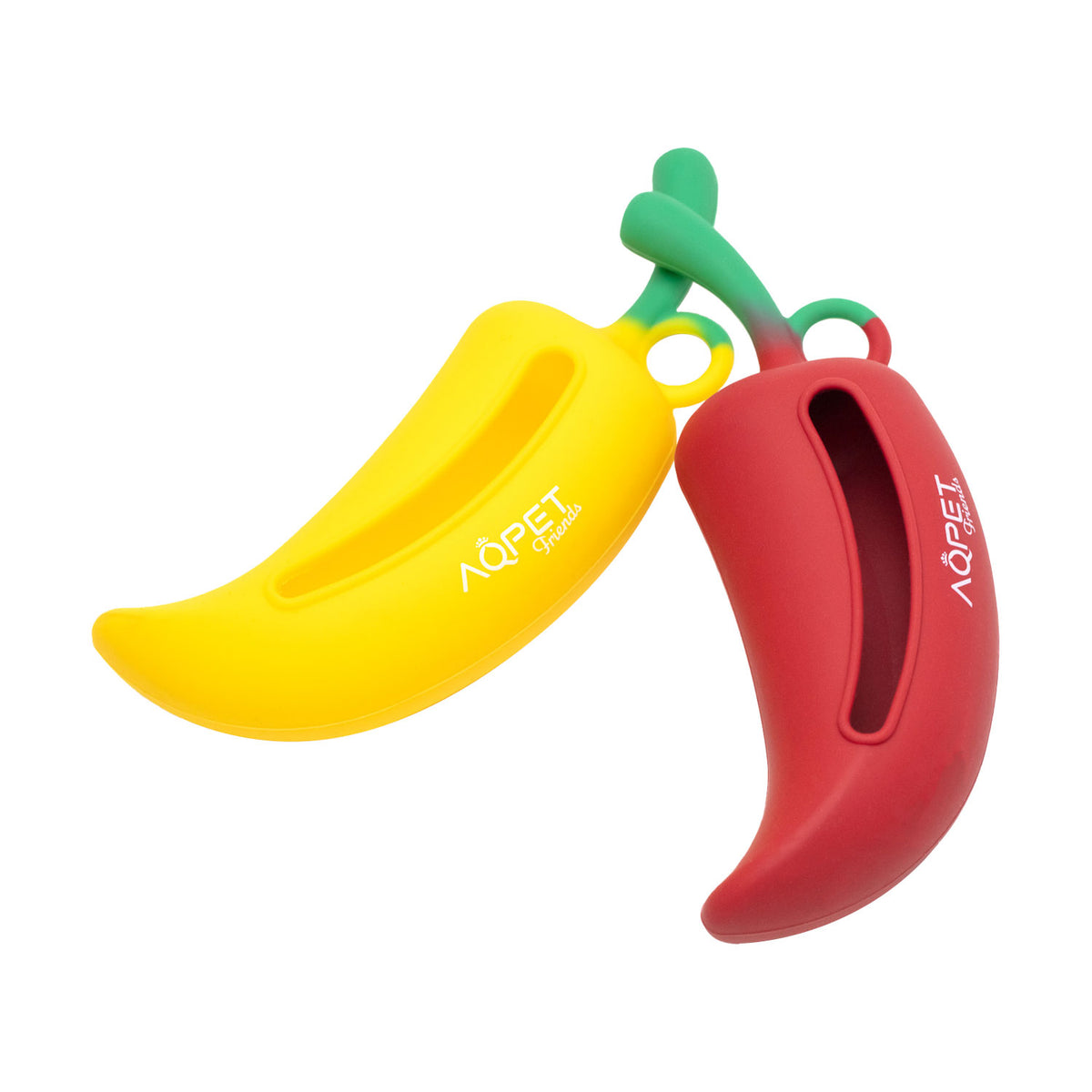 AQPET FRIENDS Clean Up Distributeur de sacs Spicy en silicone souple