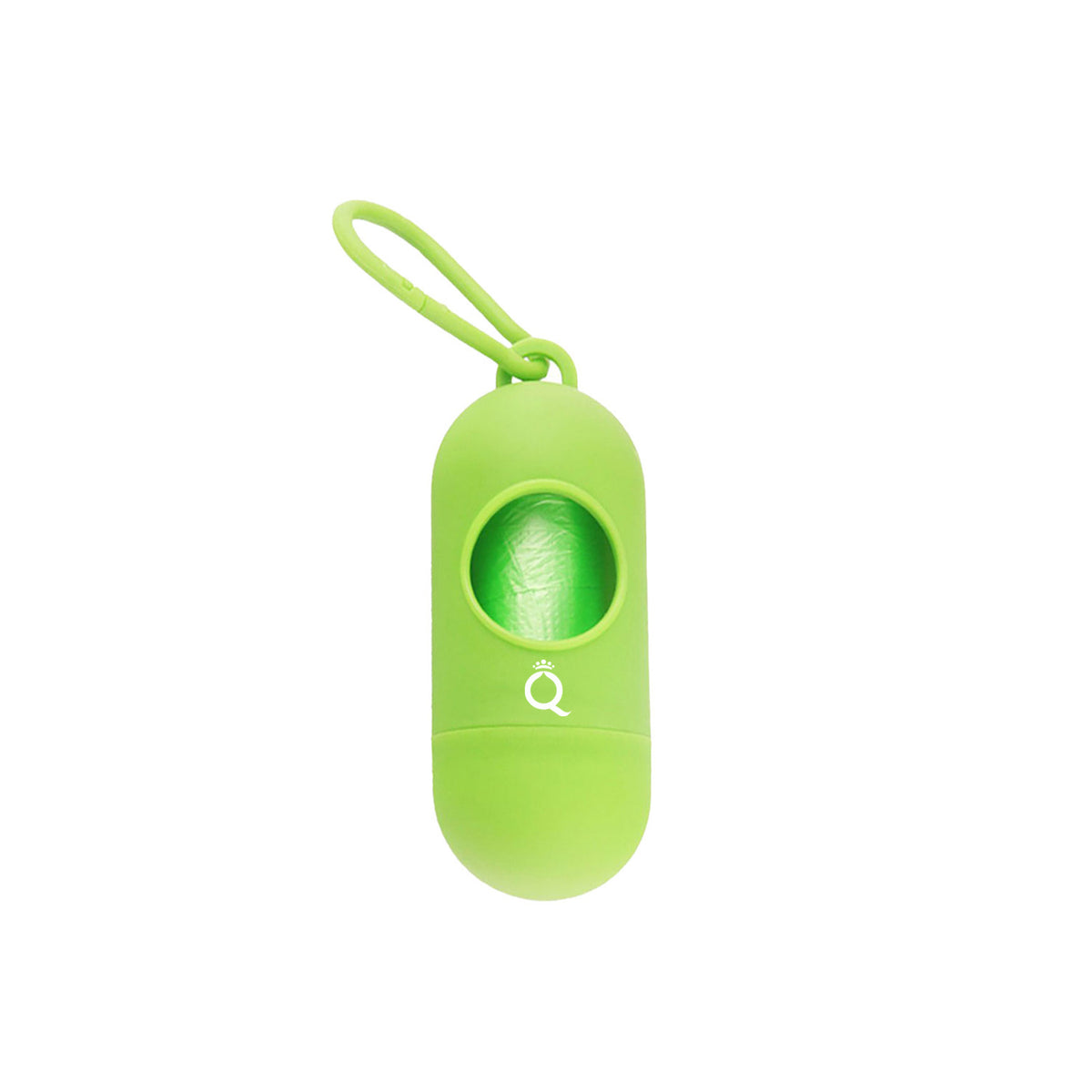 AQPET FRIENDS CleanUp Case distributeur de sachets hygiéniques en plastique avec mousqueton, sachets inclus