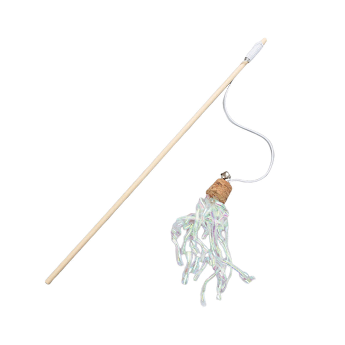 AQPET FRIENDS Cat Toy baguette avec pompon et petite clochette – 40 cm, jouet pour chats